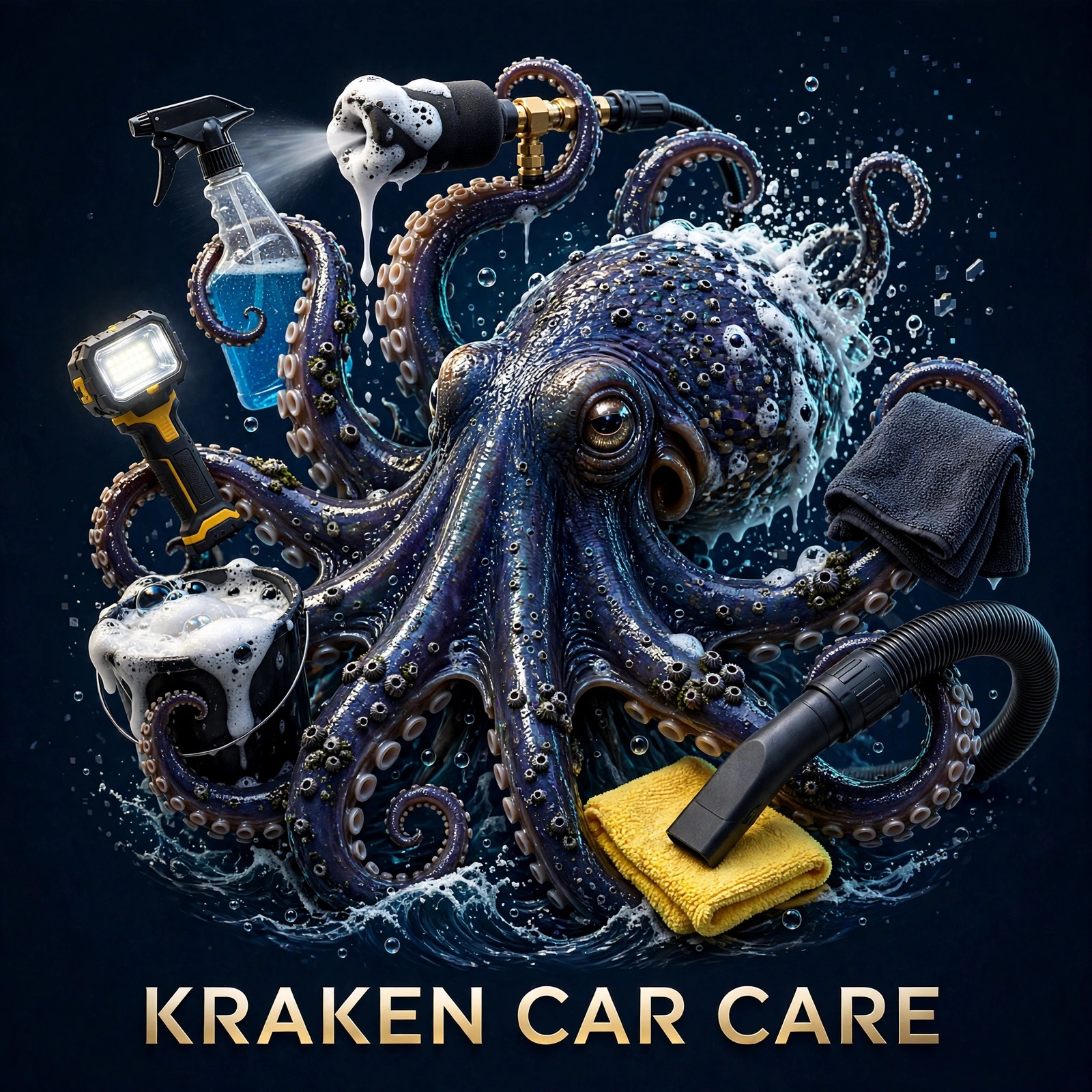 Kraken Car Care logo